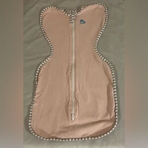 Love to Dream Small Pink Zip-Up Swaddle